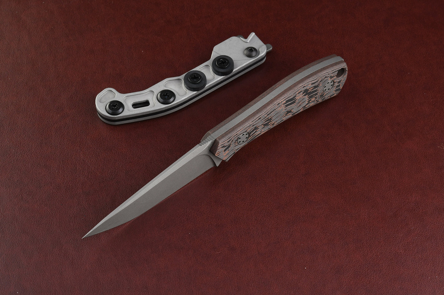 Mini Massless Black and Copper Fatcarbon scales with Theta Sheath