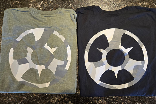 T-Shirt front Logo and Circle logo rear